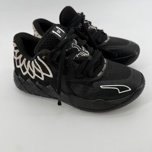 Puma MB.01 Low Kids Size 4.5 Basketball Shoes Black White 1 of 1 Not From Here